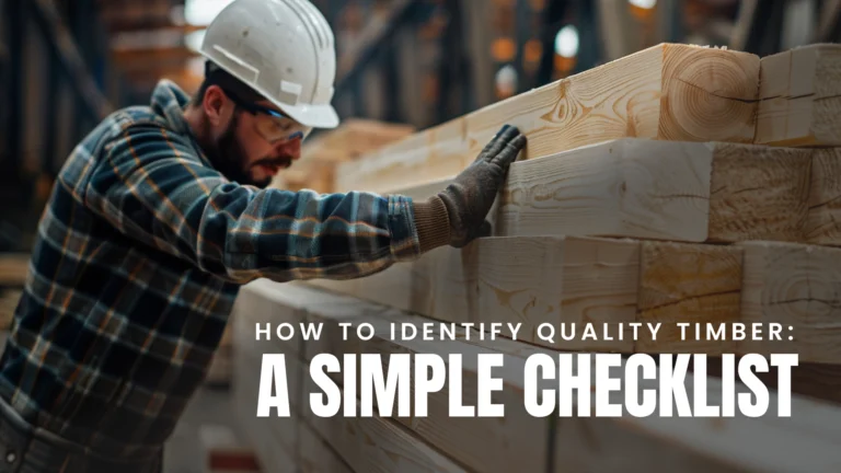How to Identify Quality Timber: A Simple Checklist