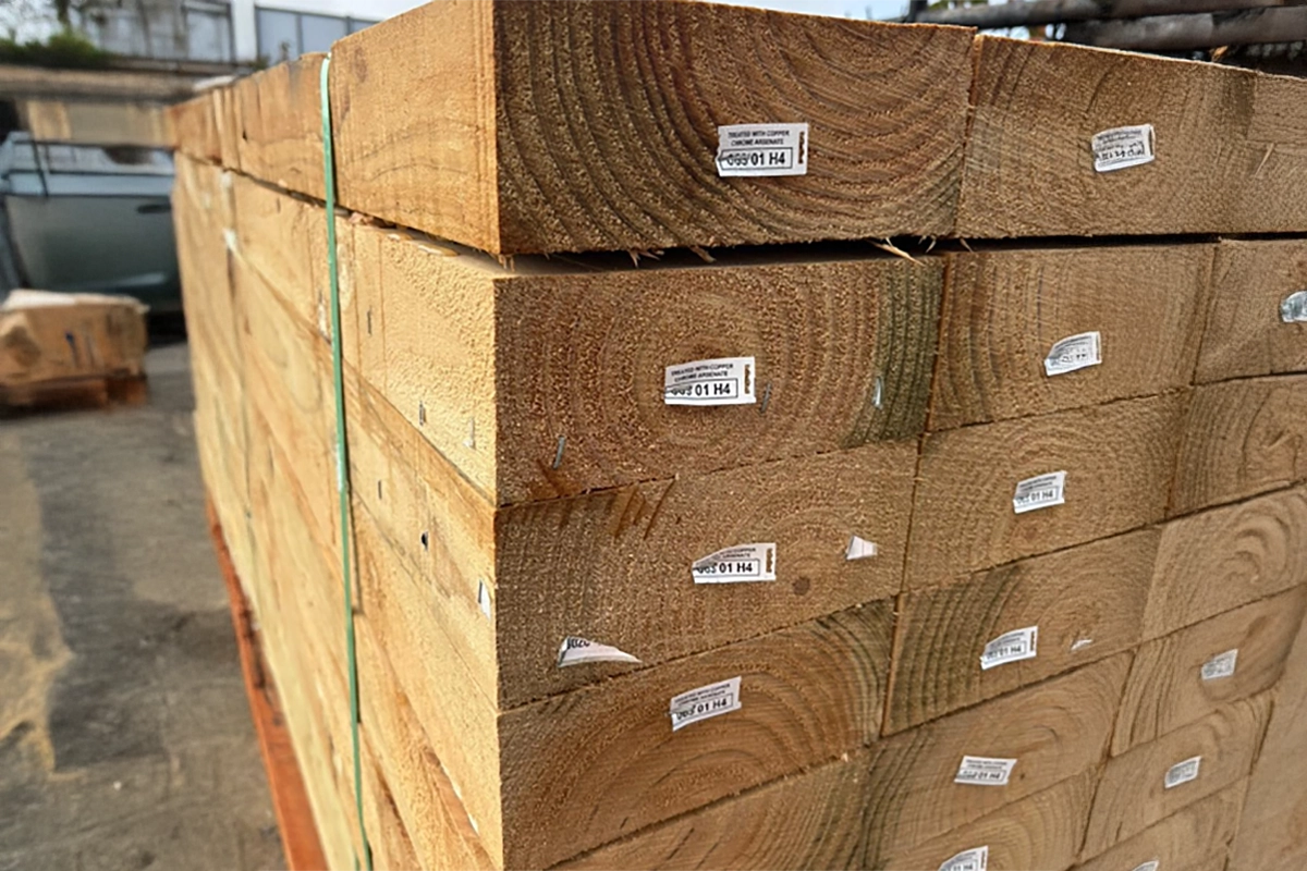 H4 Treated Pine Sleepers 200x75MM