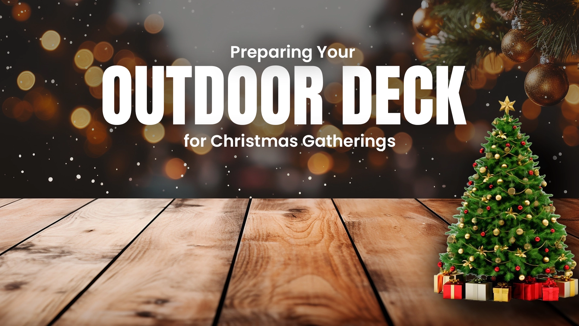 Preparing Your Outdoor Deck for Christmas Gatherings