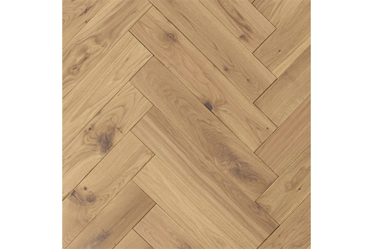 Raw Herringbone French Oak 710x126x18MM
