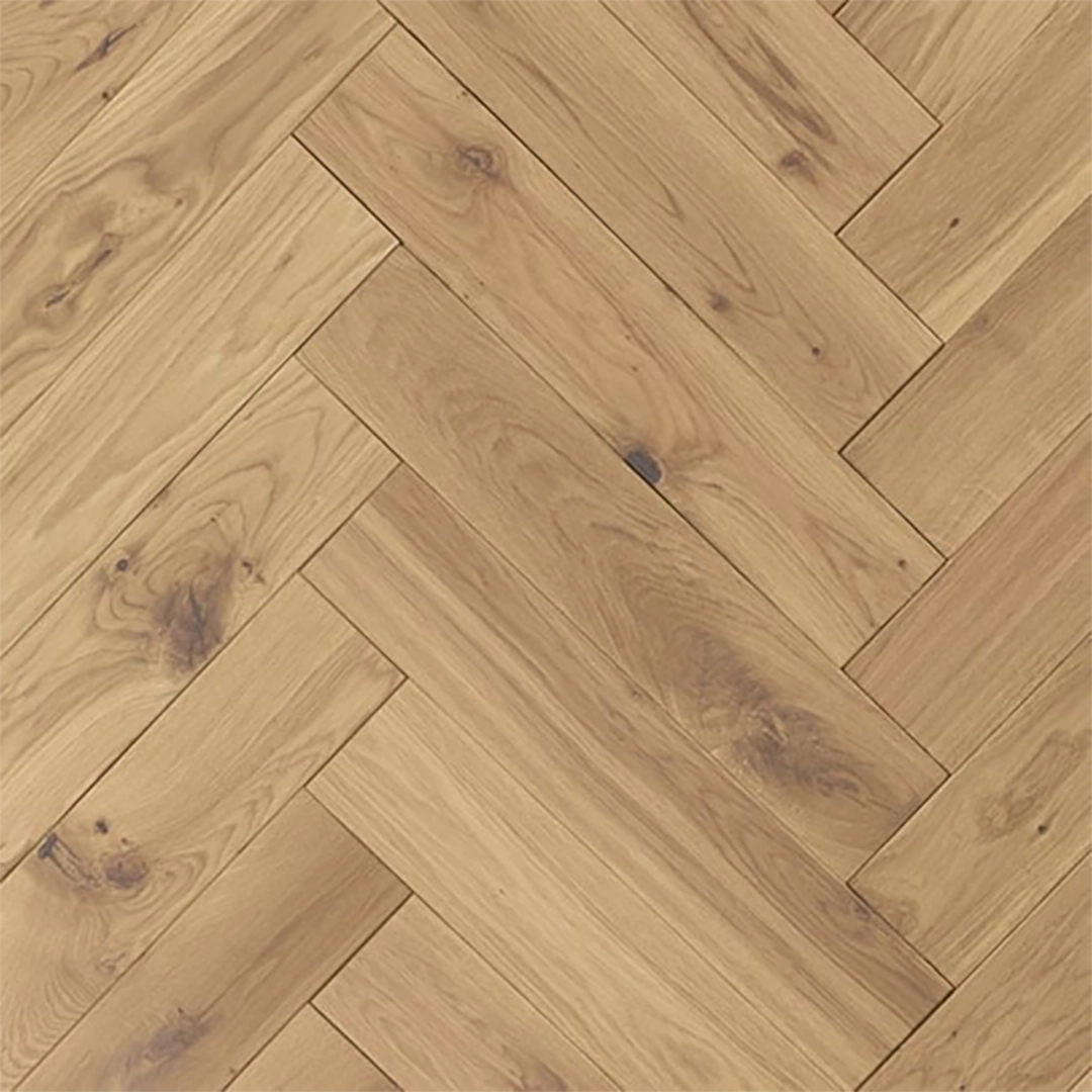 Raw Herringbone French Oak 710x126x18MM