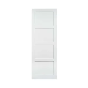 4 Panel Shaker Primed Internal Door