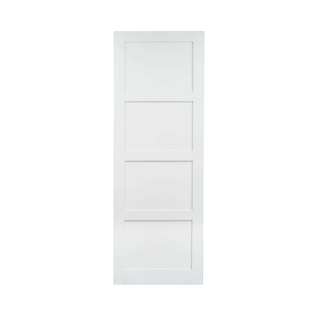 4 Panel Shaker Primed Internal Door