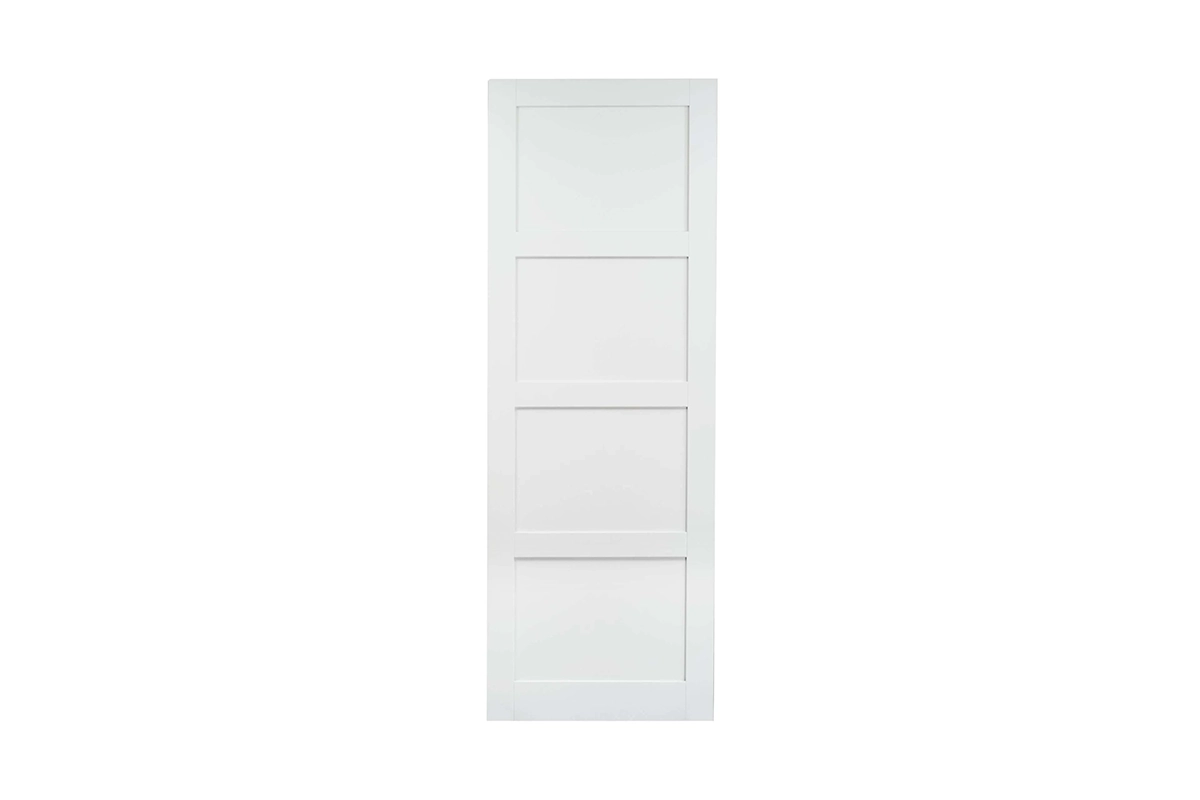 4 Panel Shaker Primed Internal Door
