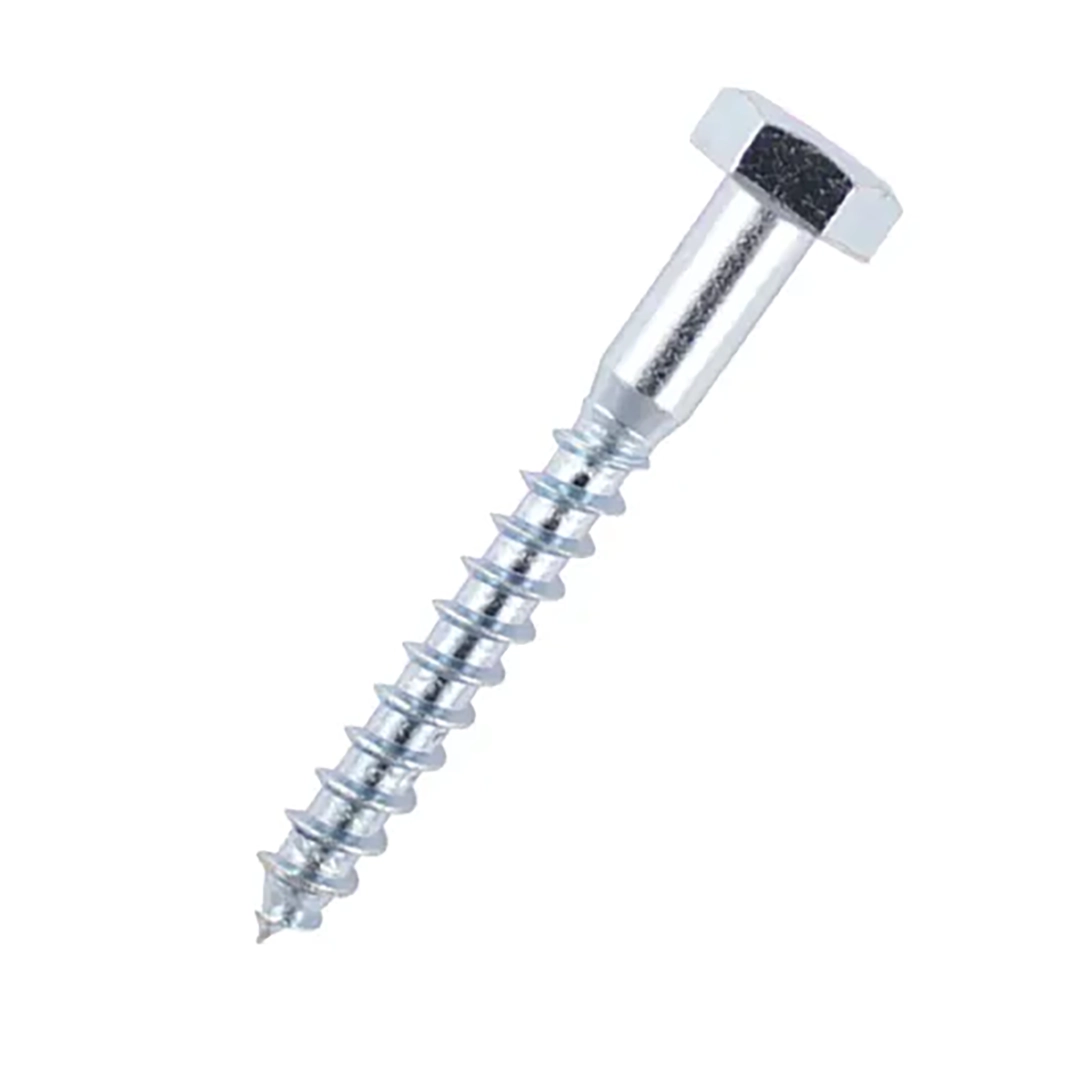COACH SCREWS M10 75MM(50 PACK)