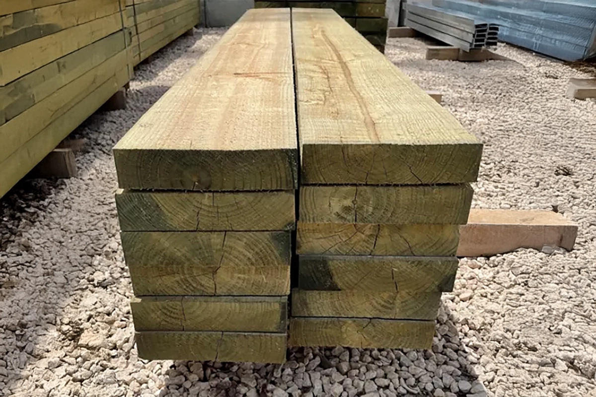 H4 Treated Pine Sleepers 200x50MM