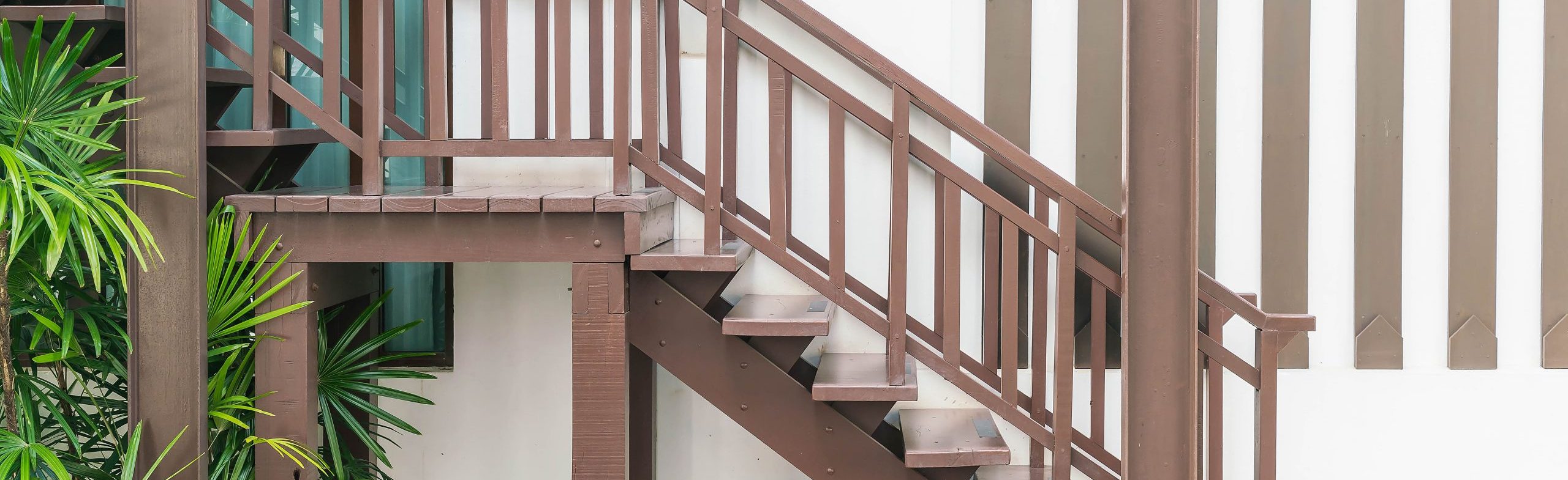 External hardwood Stair treads