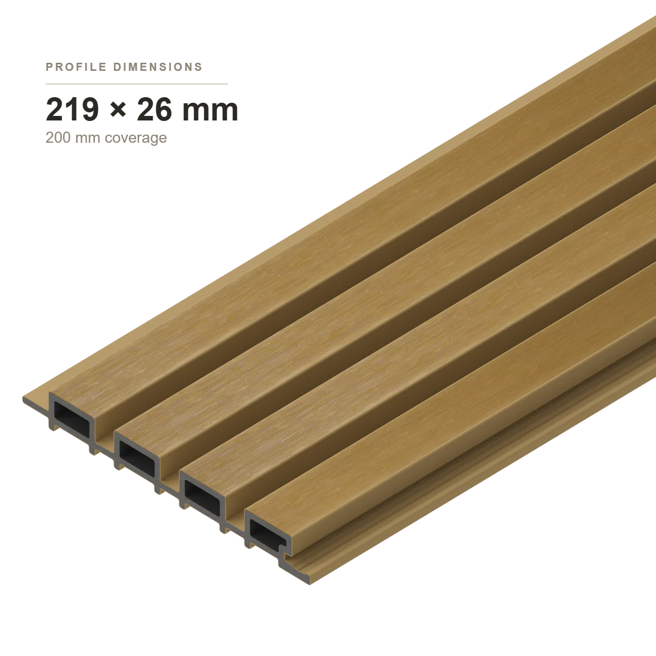 Composite Wall Cladding Teak